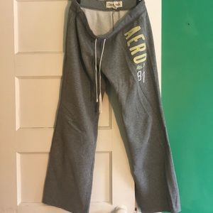 Aeropostale sweatpants grey size small barely worn